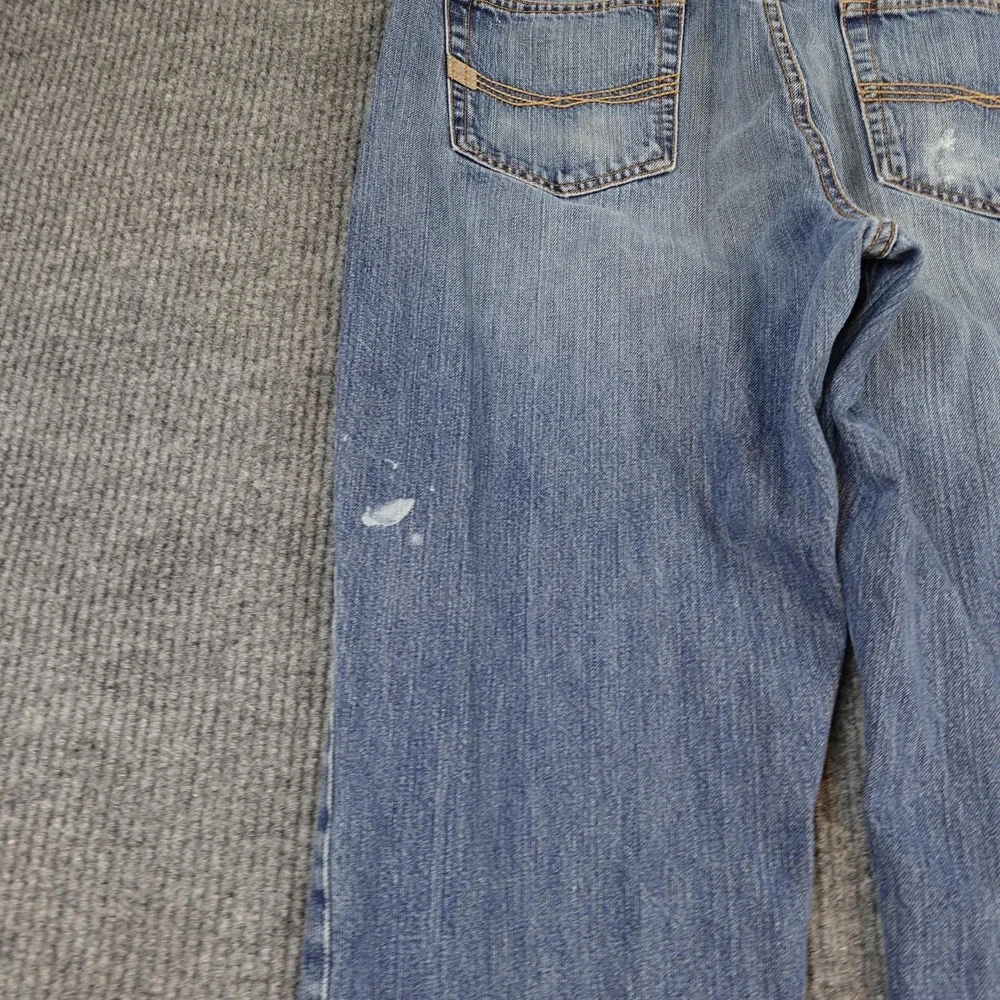 Ariat Jeans Mens 36x36 (34x30) Blue Medium Wash Relaxed Straight Denim